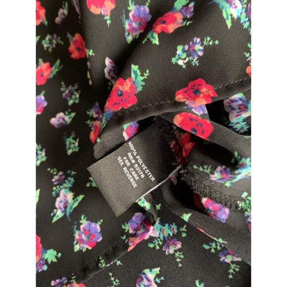 Premise Studio Womens Floral Print Blouse Size XLarge Polyester - Picture 4 of 12